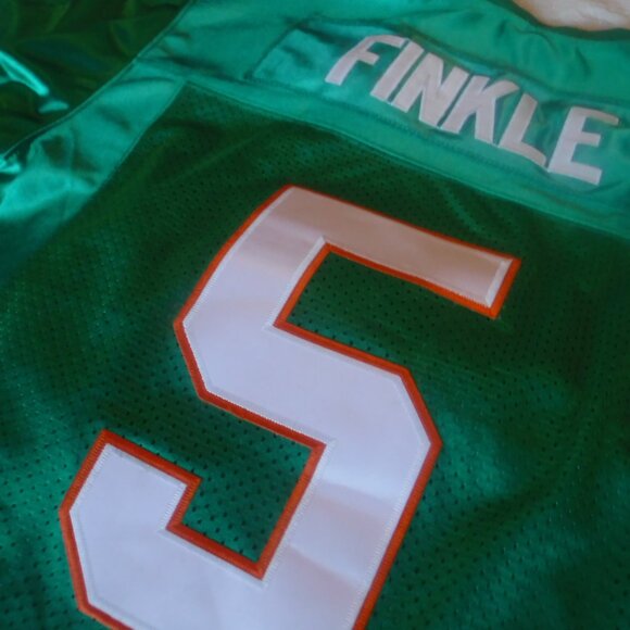 Ray Finkle Ace Ventura Dolphins Jersey Sewn Stitched Lettering Men Size S - Picture 2 of 5